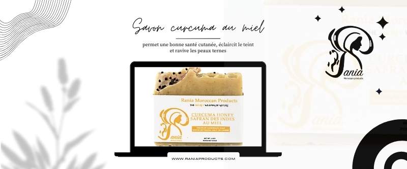 Savon curcuma au miel