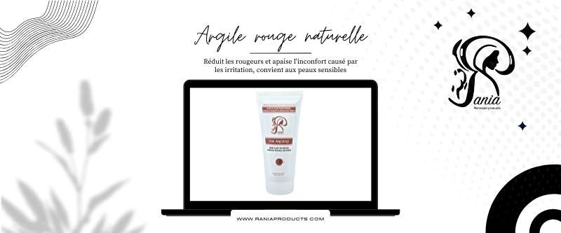 Argile rouge pour visage